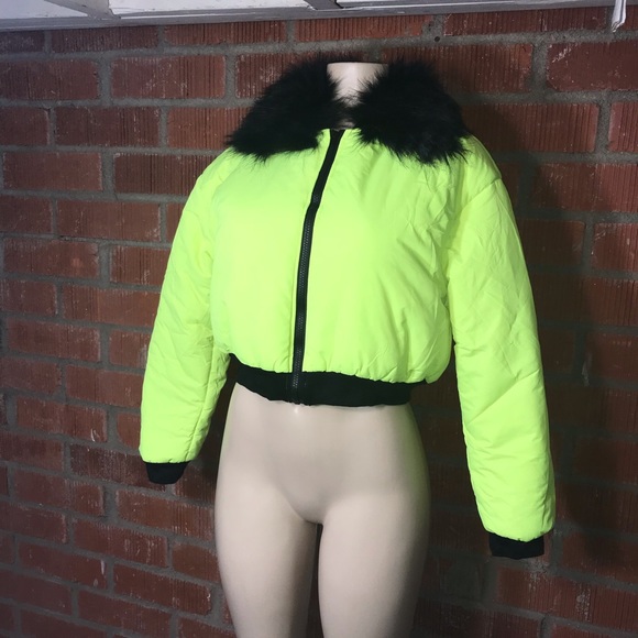 🌺Highlight Of My Day Neon Yellow Jacket - Picture 3 of 6